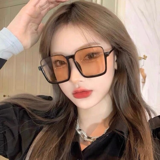 韩版复古茶色墨镜